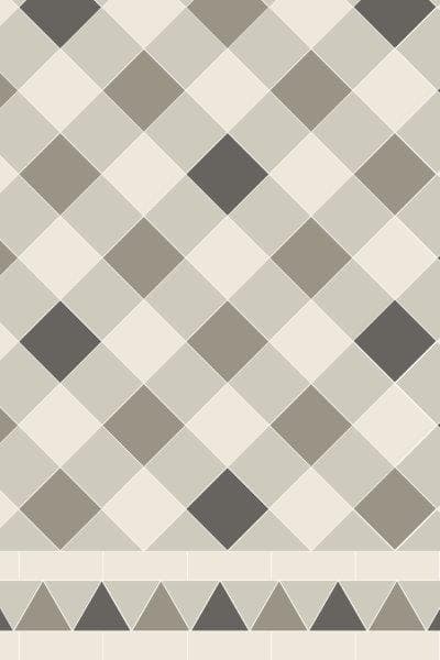 Original Style Victorian Dorchester 4 Colour Pattern