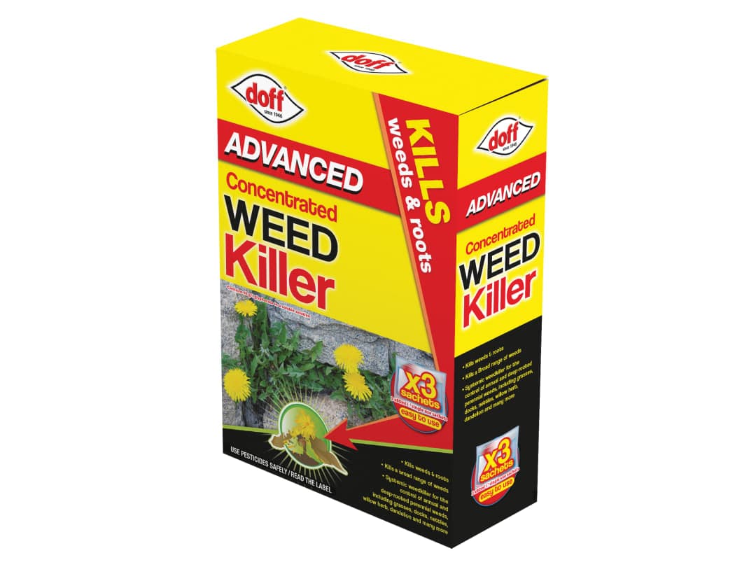 DOFF Super Advanced Concentrated Weedkiller 3 x sachets F-FW-003-DOF