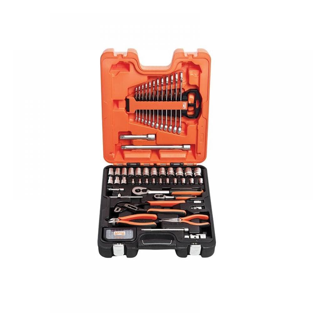 Bahco S81MIX S81Mix 1/4 & 1/2In Drive Socket Spanner & Pliers Set 81 Piece