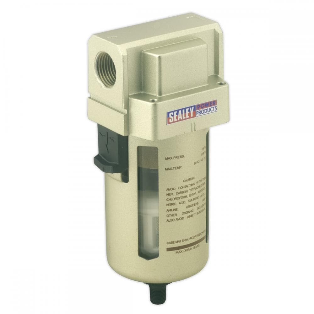 Sealey SA206FAD Air Filter Auto Drain Max Airflow 140Cfm