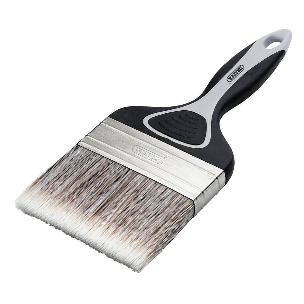 Draper Flat Paint Brush With Soft Grip 100Mm Pk 1 20584