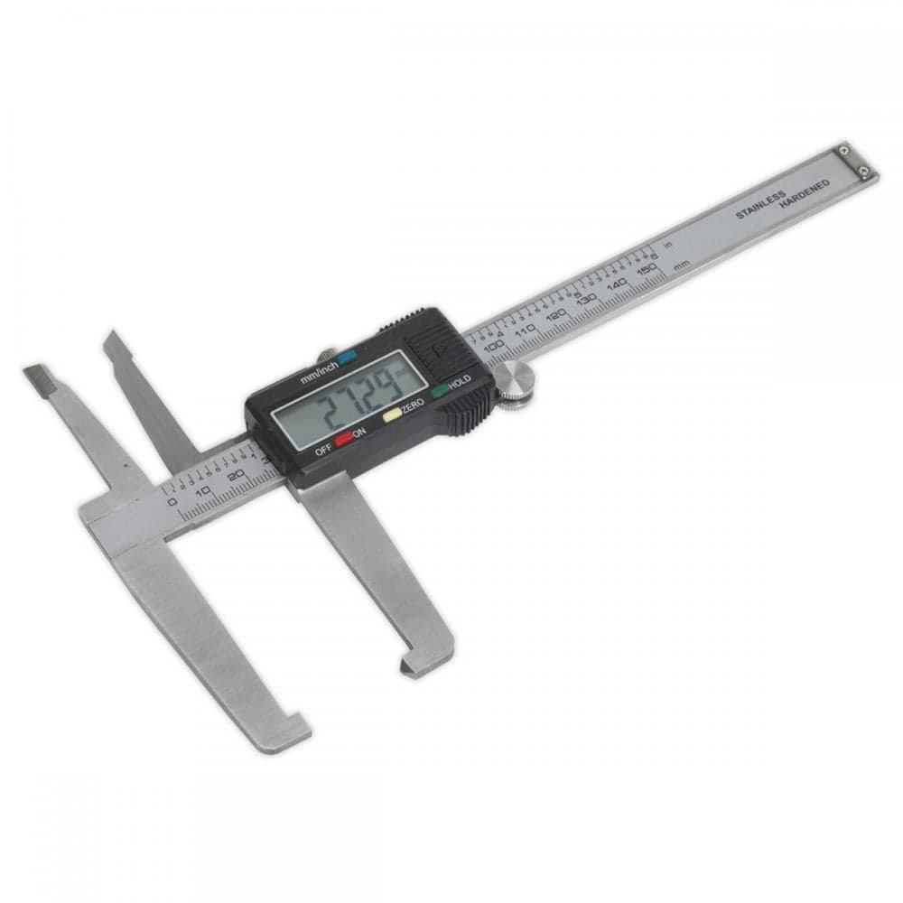 Sealey VS0566 Digital Brake Disc & Drum Caliper 150Mm/6in