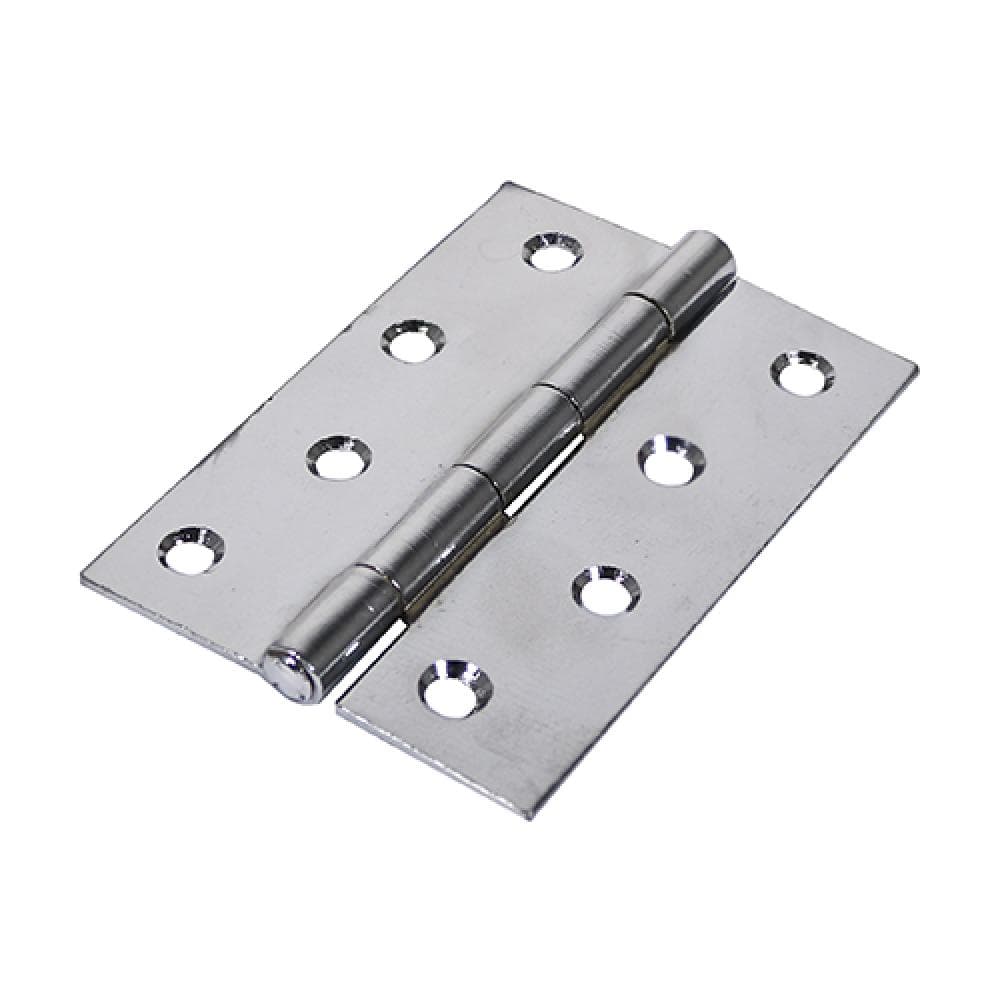 Timco 434607 Butt Hinge - Fixed Pin (1838) - Polished Chrome 75 X 50