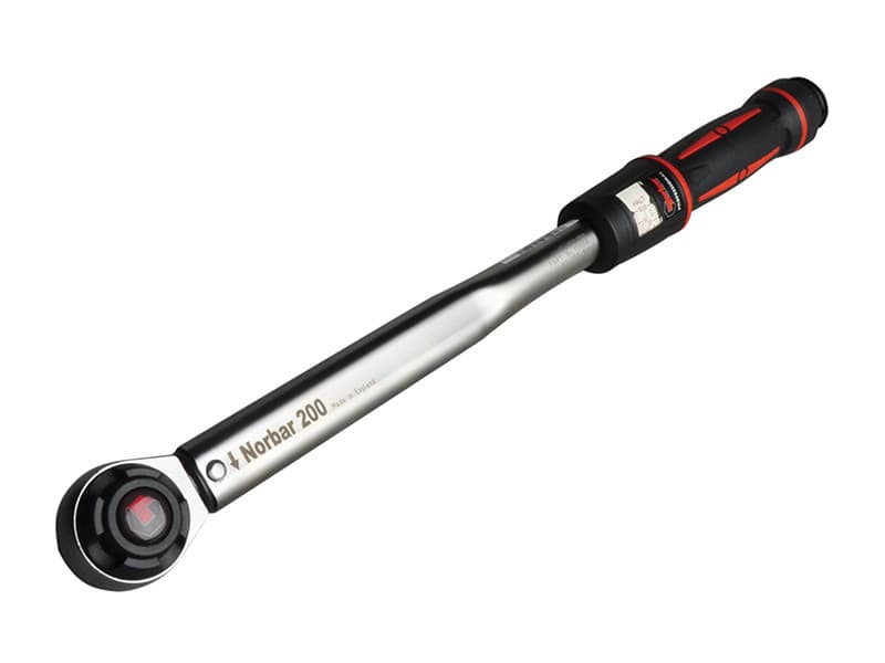Norbar 15004 Pro 200 Adjustable Mushroom Head Torque Wrench 1/2In Drive 40-200Nm