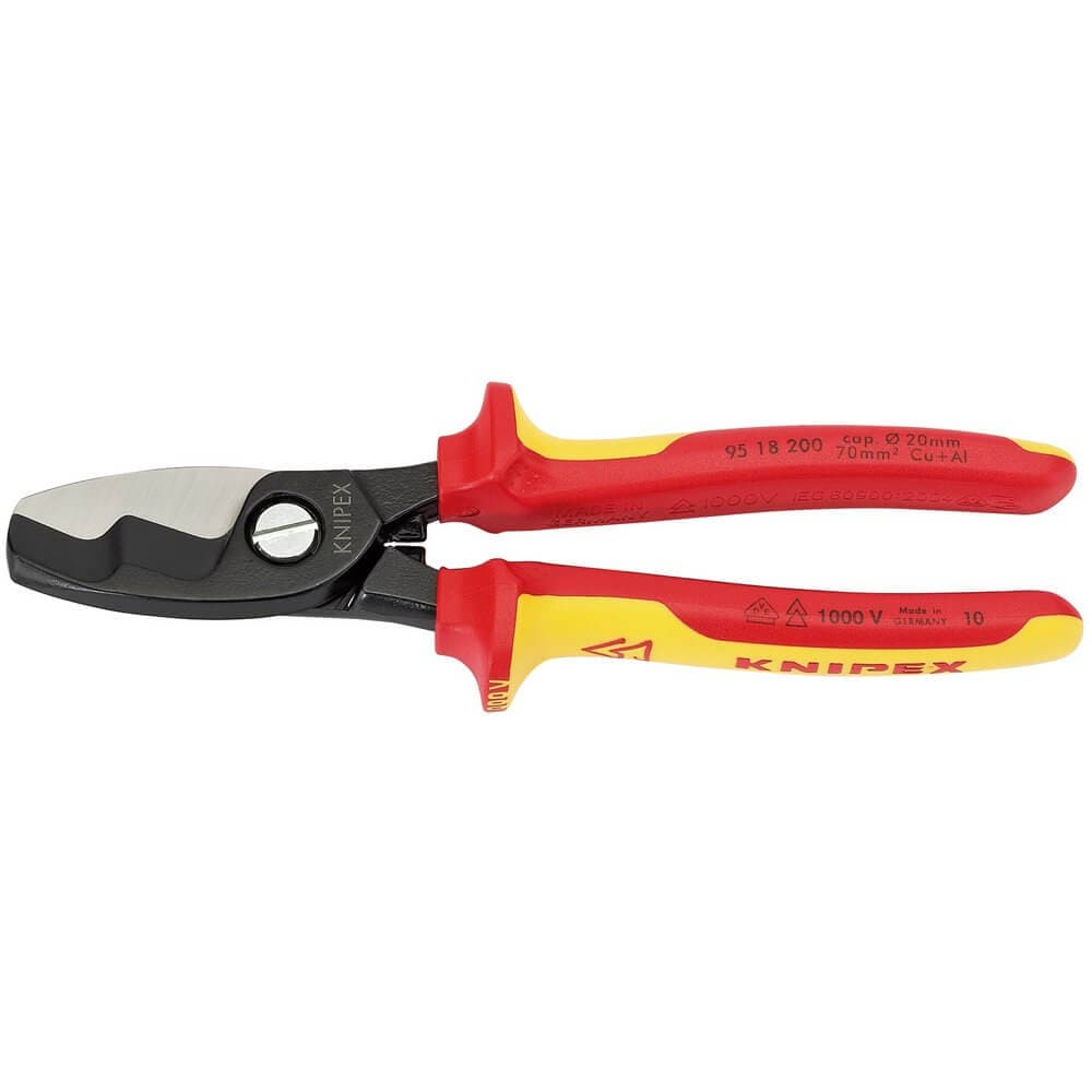 Knipex 32023 95 18 200Uksbe Vde Fully Insulated Cable Shears 200Mm each