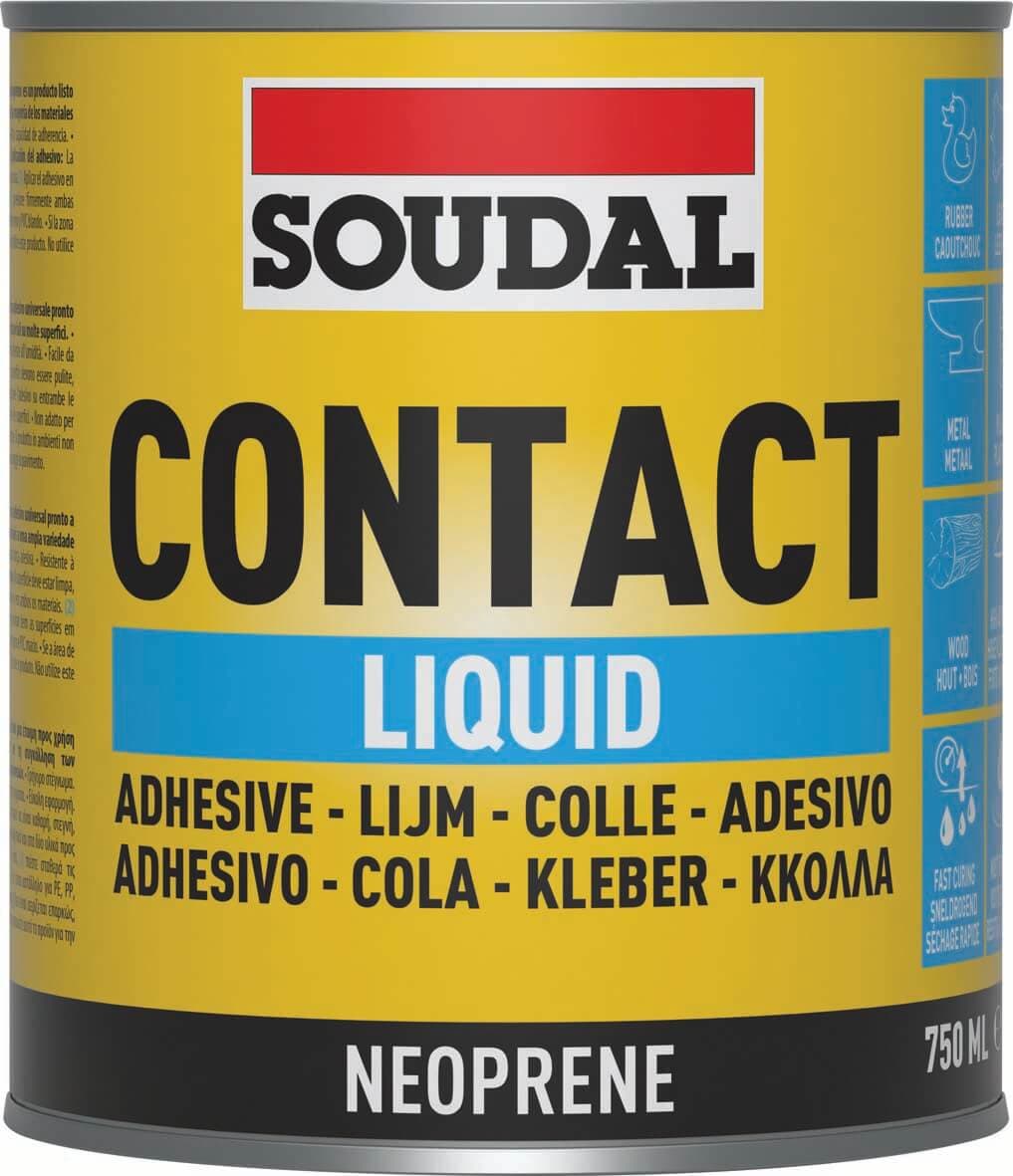 Soudal Contact Adhesive Liquid Yellow 750Ml 131973