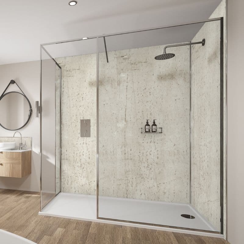 Laminate Wall Panel Square Edge - 1210mm x 2420mm x 11mm Cream Stone