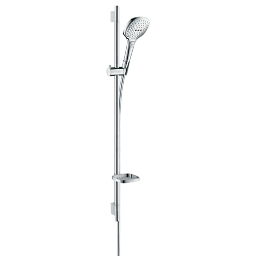 Hansgrohe Raindance Select E Shower set 120 3jet EcoSmart 9 l/min, shower rail 90cm & soap dish Chrome 26623400