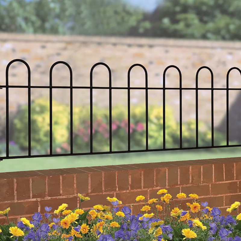 Court Metal Fence Panel 1830mm GAP x 490mm High Zinc & Powder CRZP03