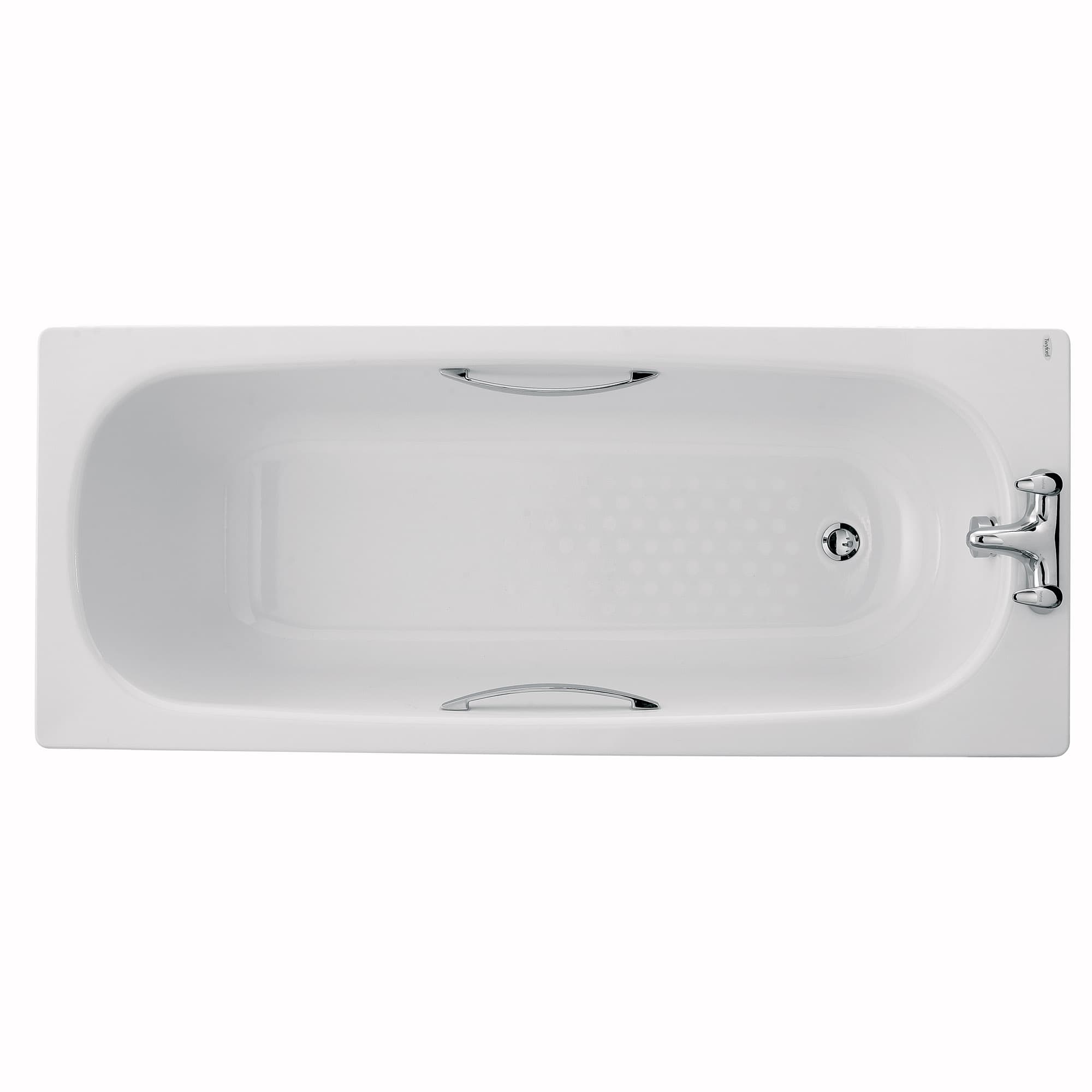 Twyford Celtic Steel Bath White 1700 x 700mm BS1572WH