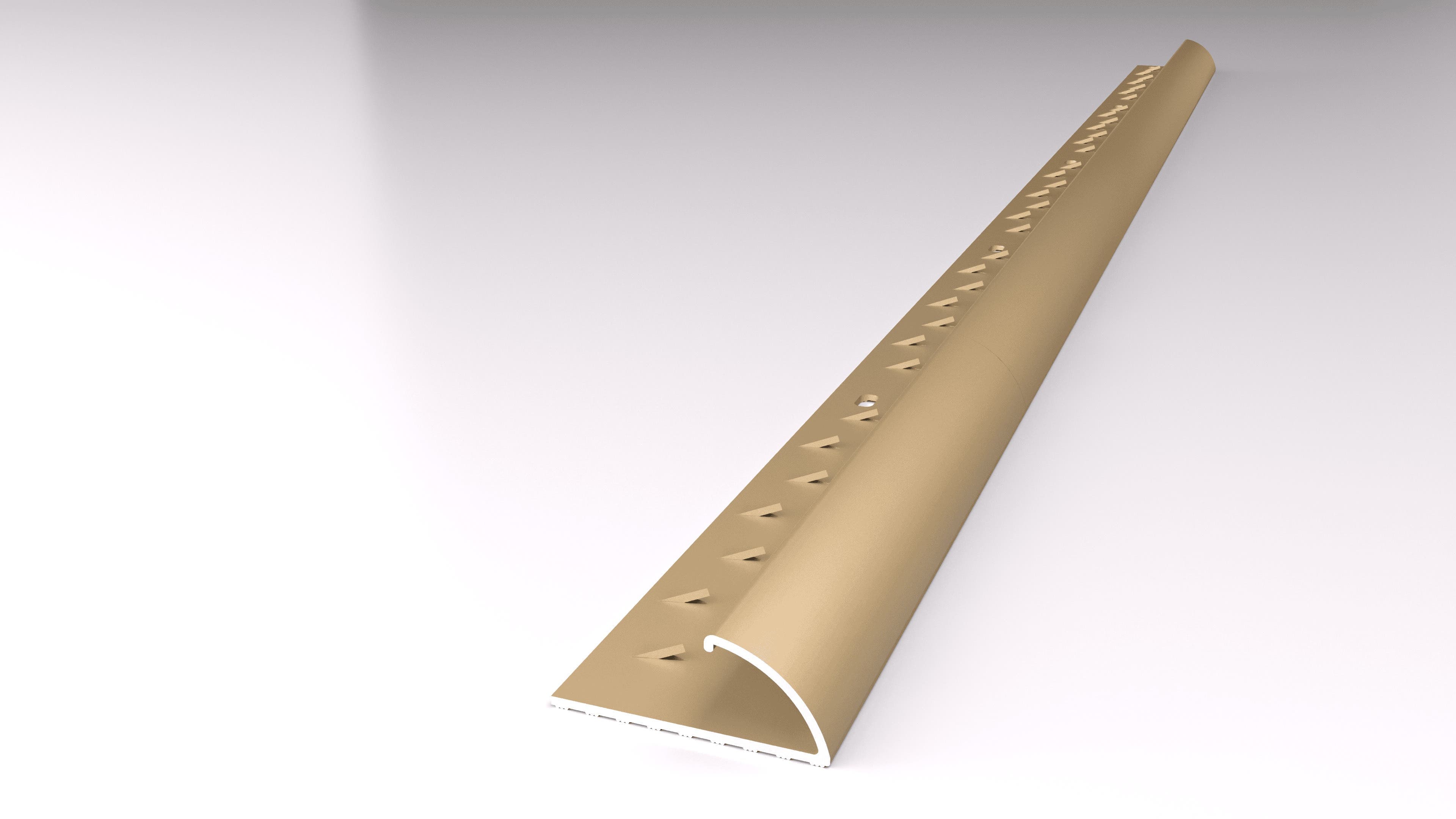 Single Carpet Edge Floor Trim - 900mm - Gold