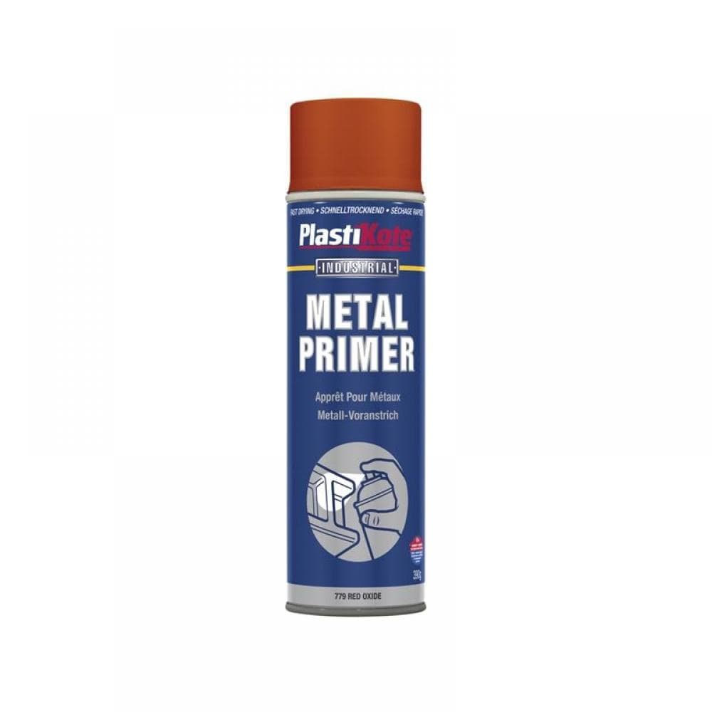 Plastikote 010600 Metal Primer Spray Red Oxide 400Ml