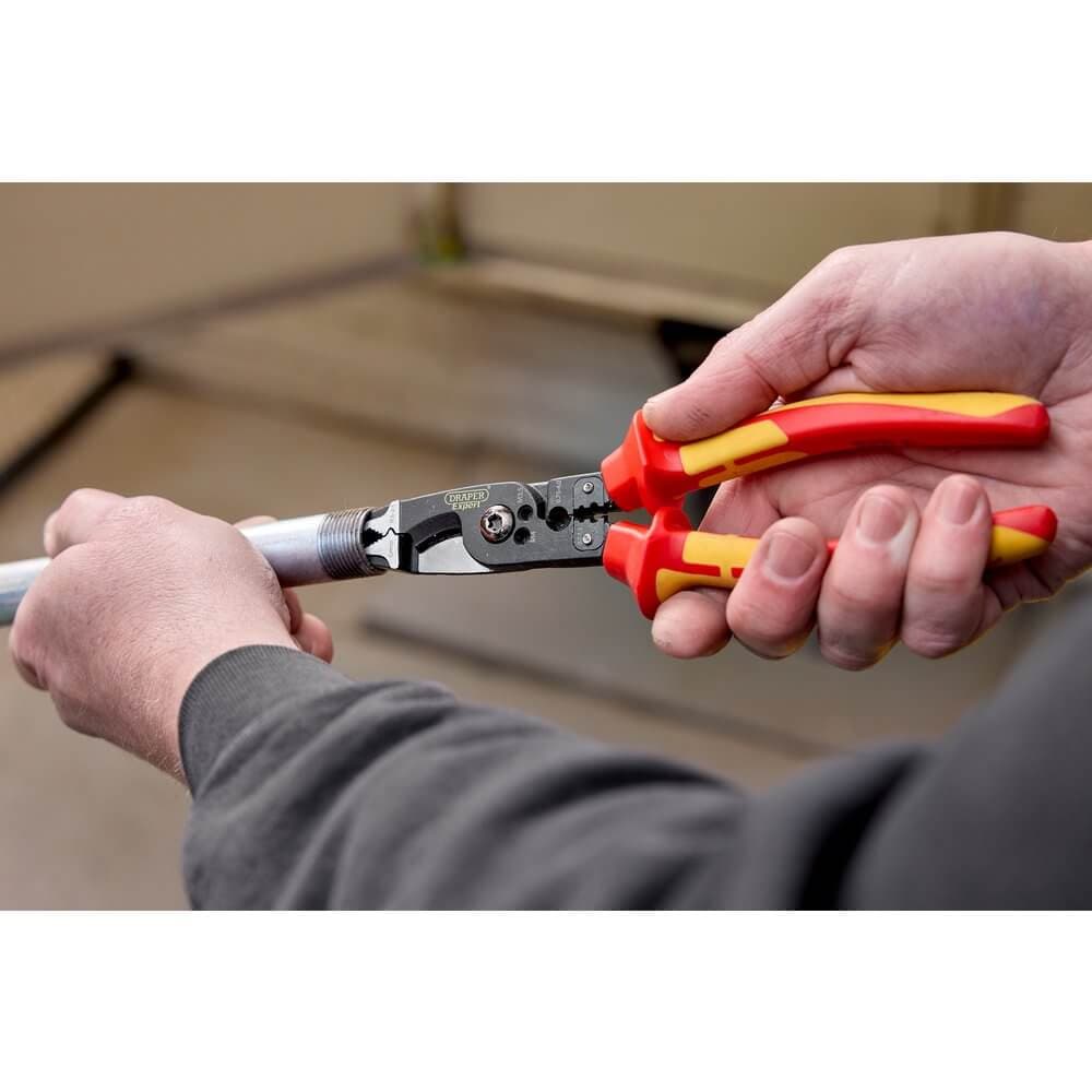 Xp1000 ® Vde 8-In-1 Electricians Pliers 215Mm each 1 94643