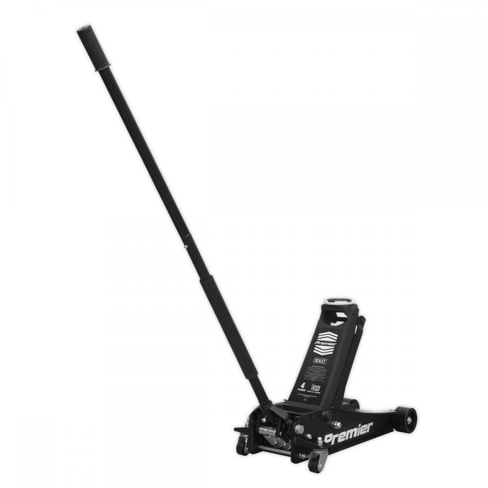 Sealey 4040AB Trolley Jack 4 Tonne Low Profile Rocket Lift Black