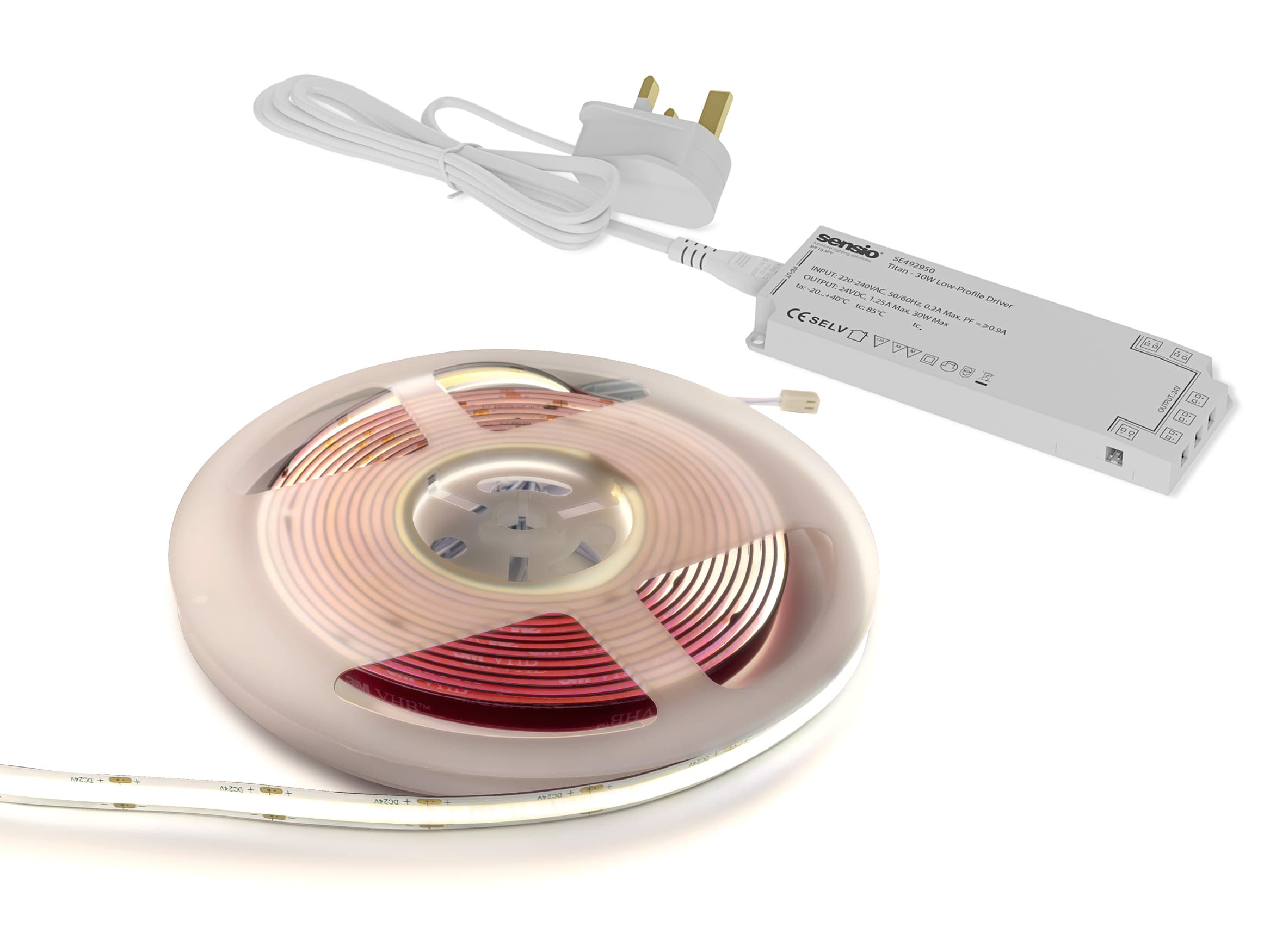 Sensio SE20055PSK1 Polar Chip On Board Strip Correlated Colour Temperature 5 Metres