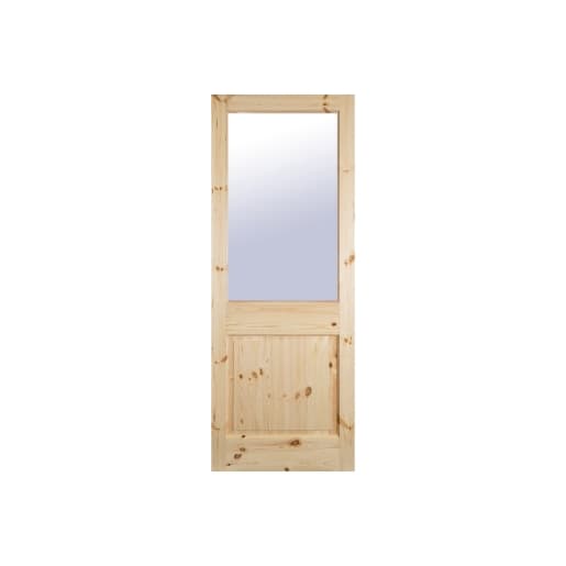2XG Pine Double Flemish Glazed Door 1981 x 838 x 44mm
