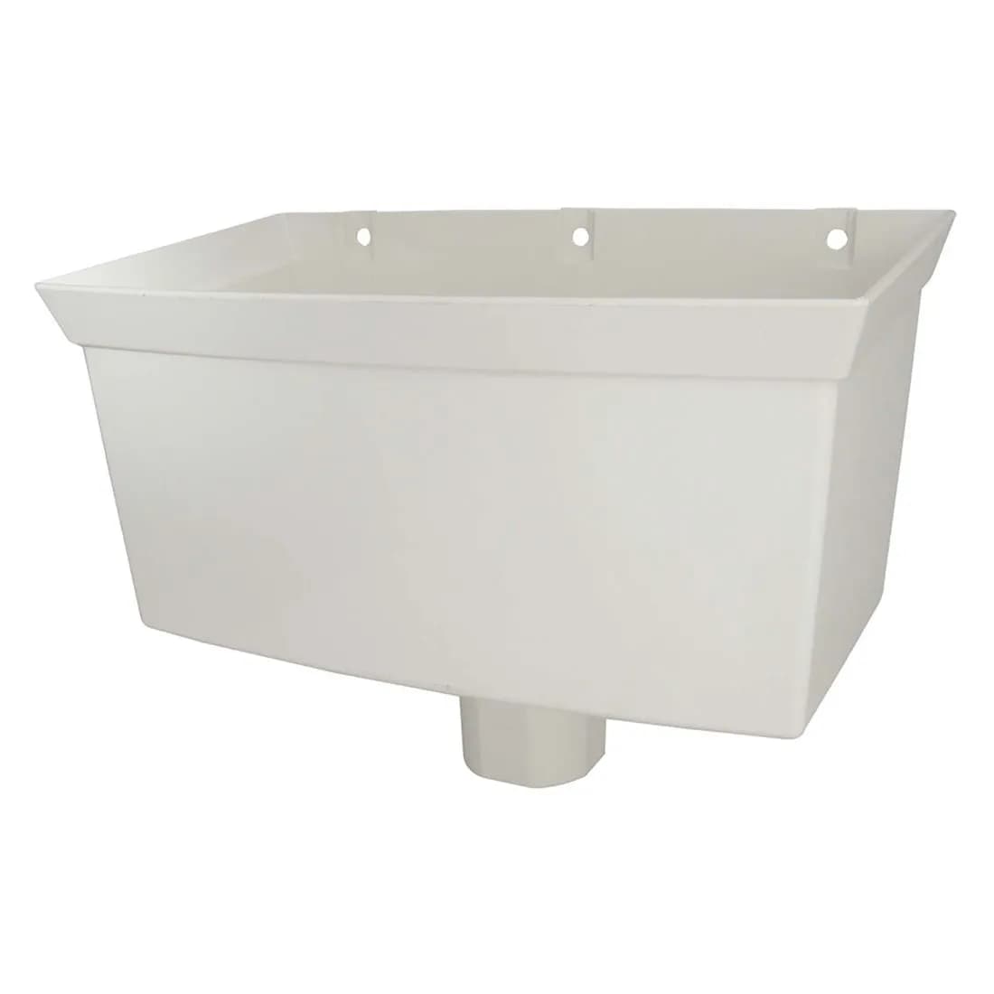 Hopper For Square + Round White Rainwater Rhs1W