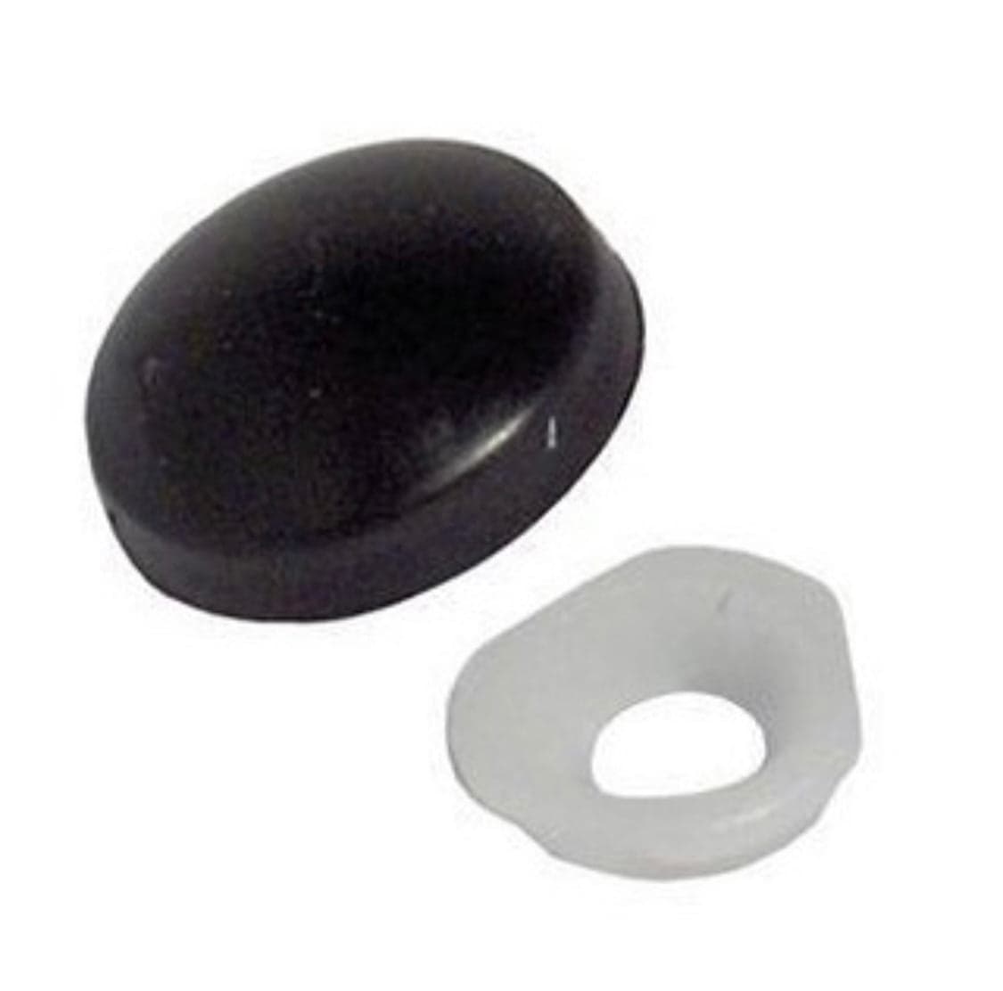 Black Dome Screw Caps 6-8 Gauge 200pk
