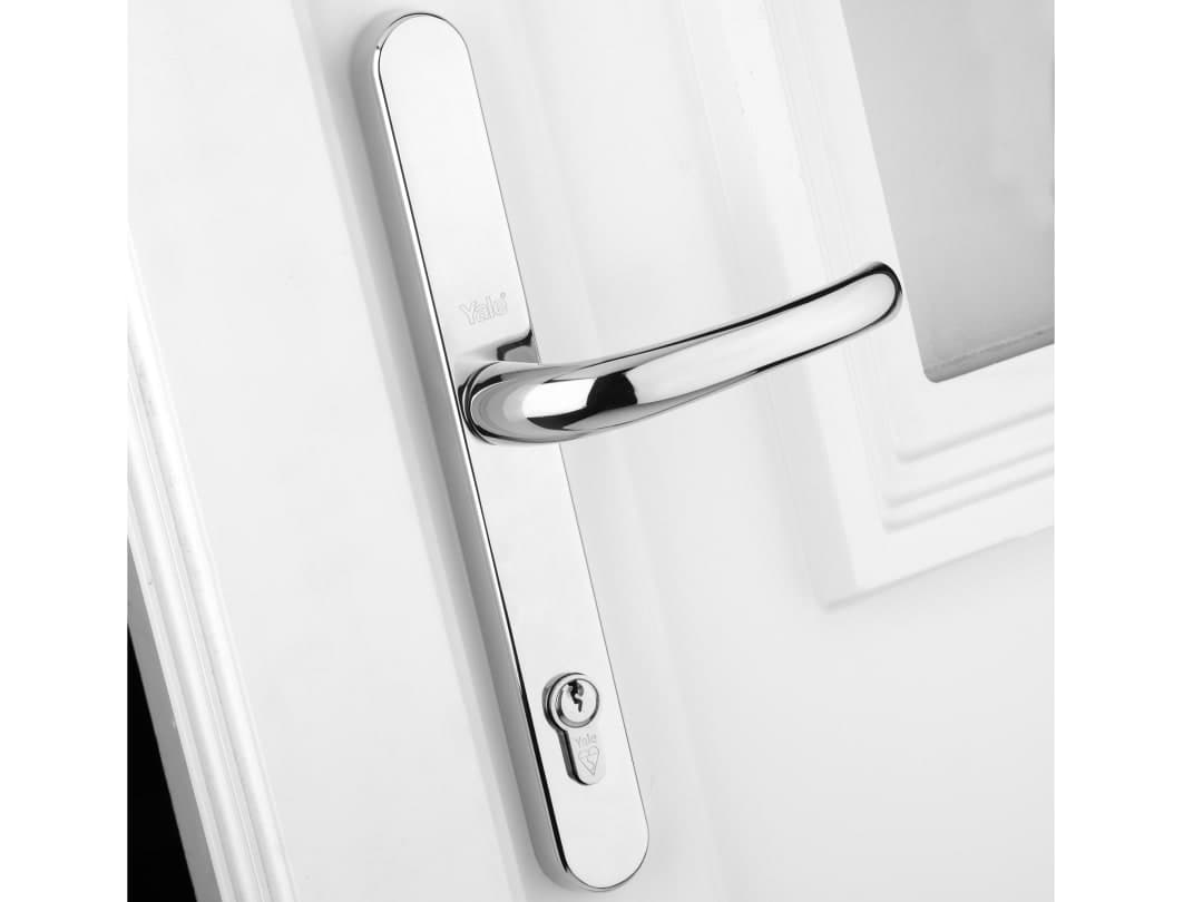 Yale Locks Retro Door Handle PVCu Polished Chrome Finish P-PVC-RH-PC