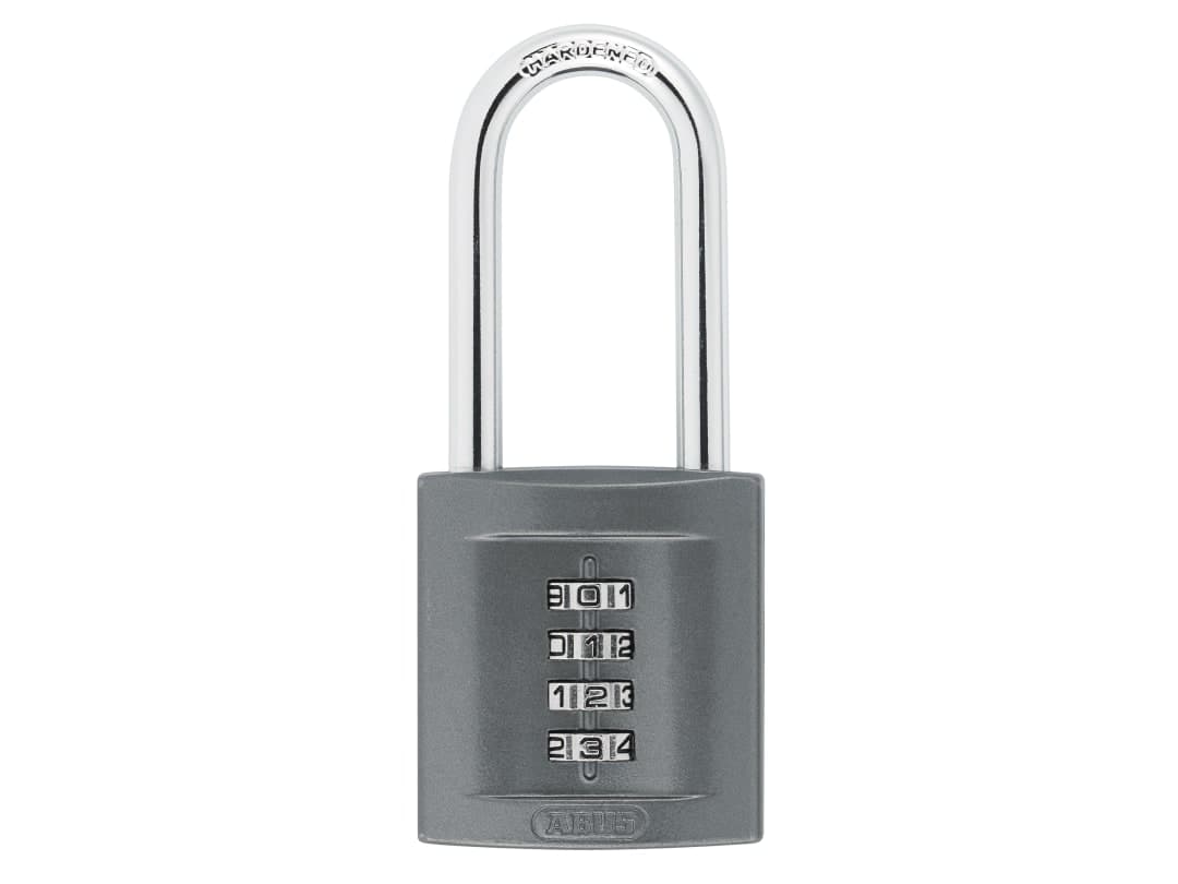 ABUS Mechanical 158/50HB50 50mm Combination Padlock (4-Digit) Long Shackle 10008396-01