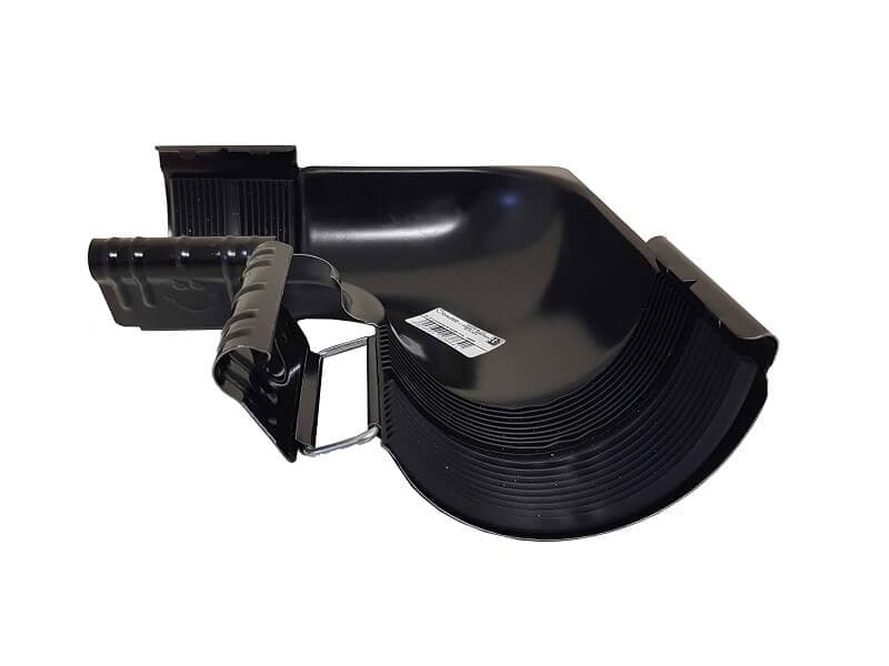 Steel Gutter Internal Angle - 90 Degree x 120mm Black
