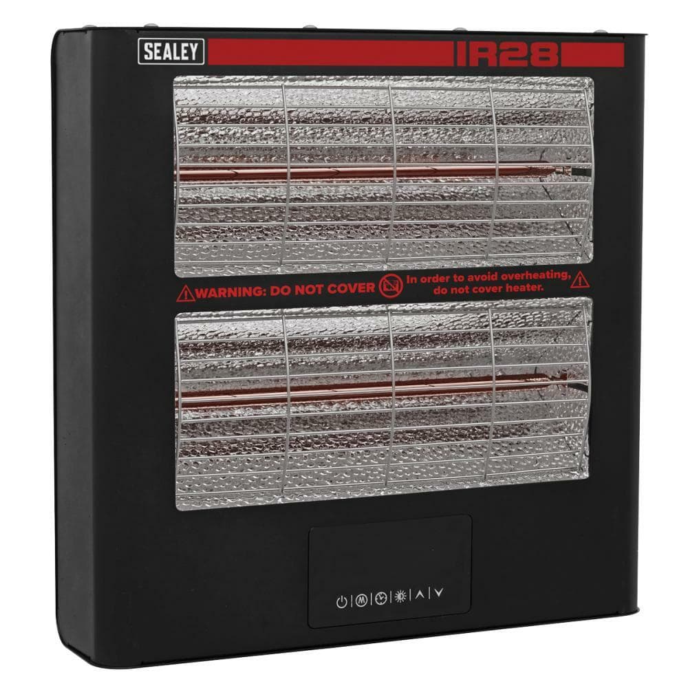 Sealey IR28 Infrared Quartz Heater - Wall Mounting 2.8Kw/230V