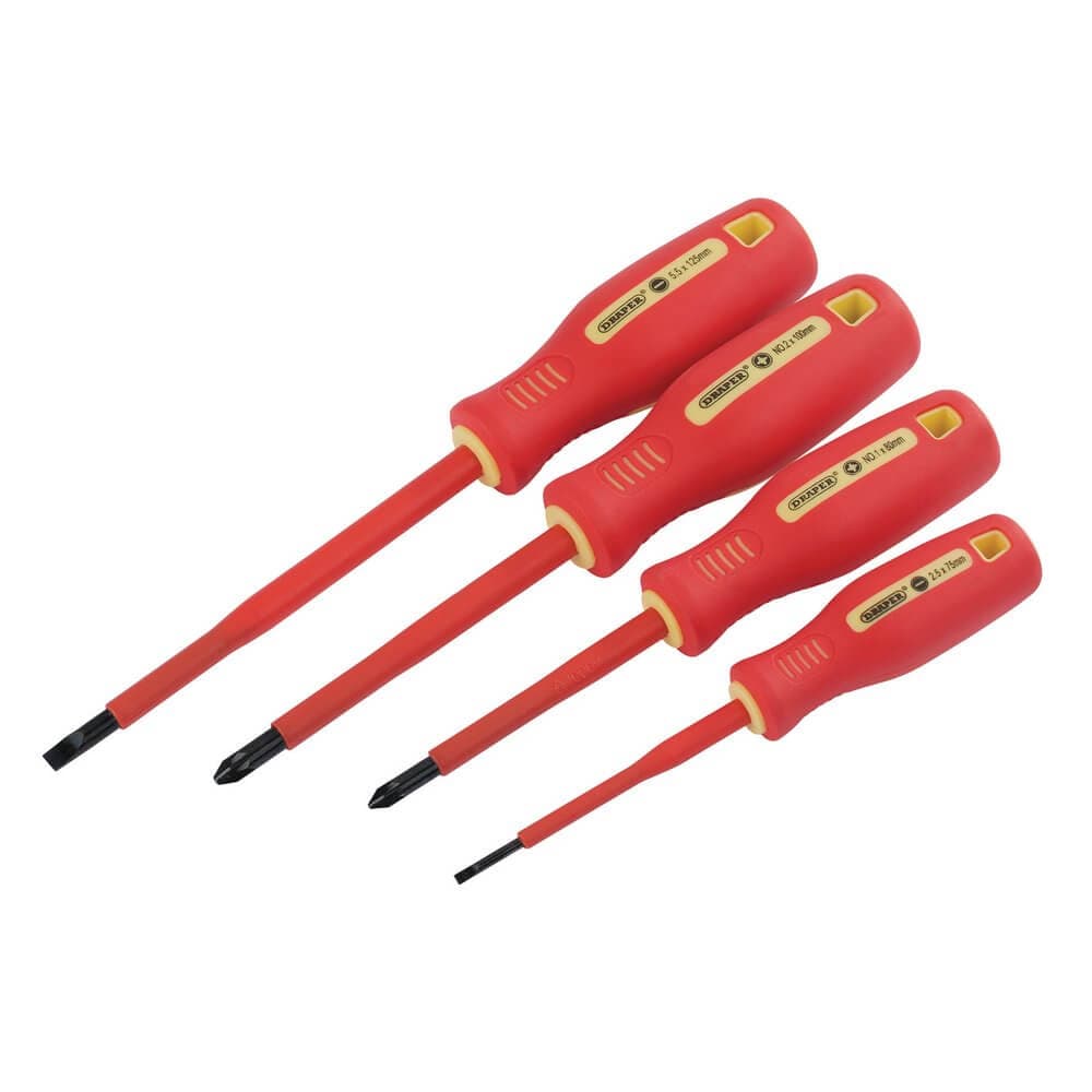 Draper 46539 Fully Insulated Screwdriver Set (4 Piece) per set