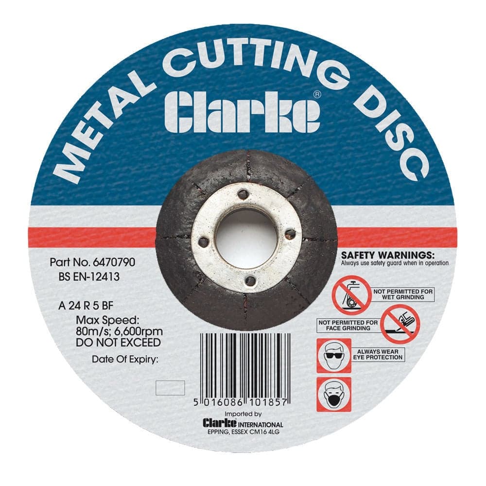 Clarke 6470780 6470780 5 Metal Cutting Disc Dpc