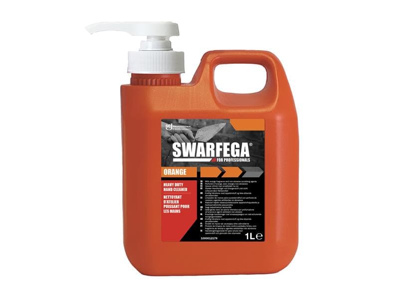Swarfega® SOR1LMP Orange Hand Cleaner Pump Bottle 1 Litre
