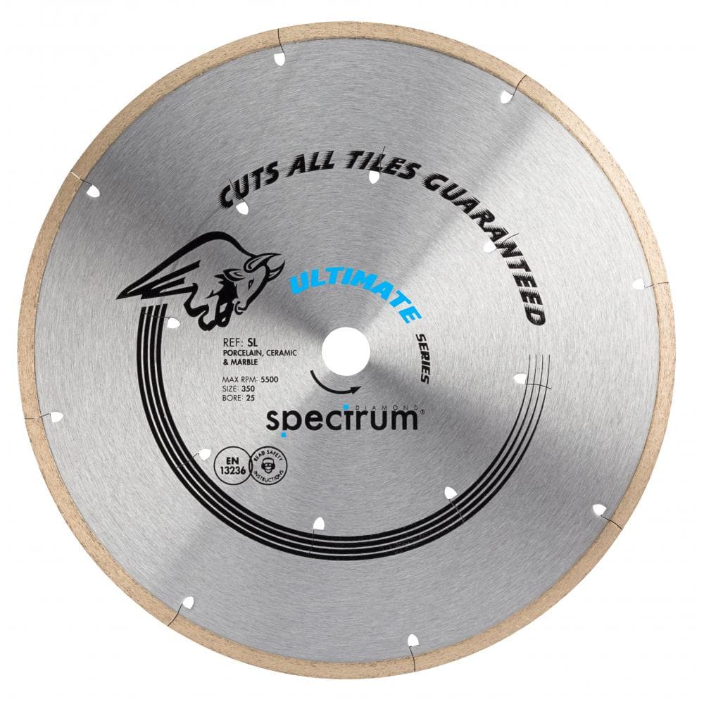 Ox Tools SL350/25 Spectrum Ultimate Dia Blade - All Tiles Guaranteed - 350/25.4Mm EA