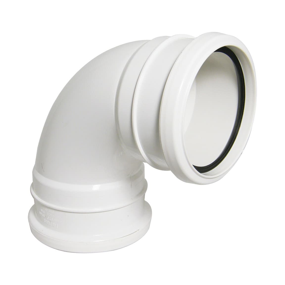 Floplast 110Mm White 92.5* Bend-Ds SP561W