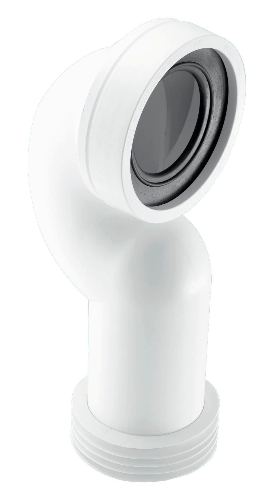 McAlpine WC-CON-Q 90 Degree Pan Connector 110mm