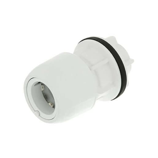 Hep2O HX20/15W Tank Connector 1/2in x 15mm White