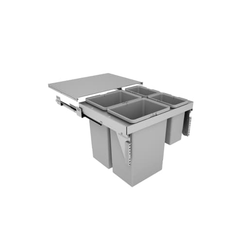 Stanto Pull Out Bin (2 x 24 Litre, 2 x 8 Litre) - Door Mounted (600mm)
