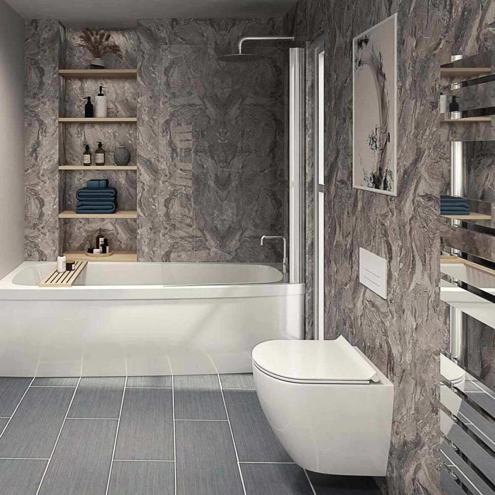 Perform Panel Toffee 1200x2400mm Bathroom Wall Panels