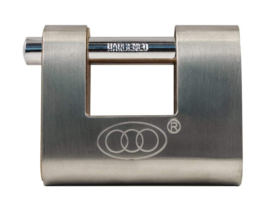 Faithfull Brass Shutter Padlock 80mm FAIPLB80SHUT