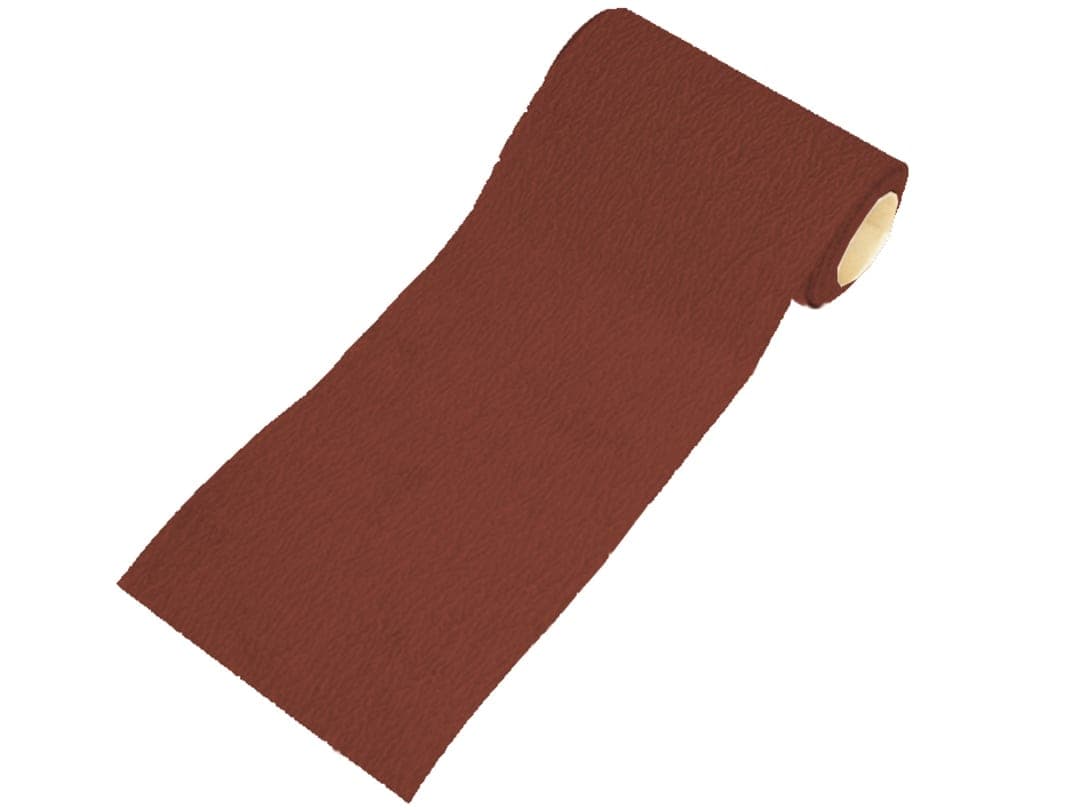 Faithfull Aluminium Oxide Sanding Paper Roll Red Heavy-Duty 115mm x 50m 120G FAIAR115120R