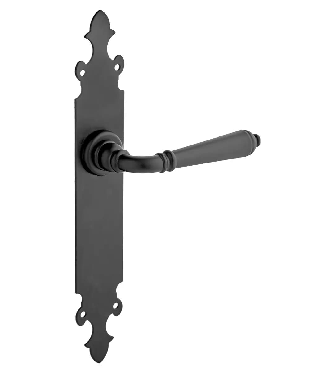 Elpis Gothic Lever Door Handle - Matte Black - Internal - Pair - Designer Levers