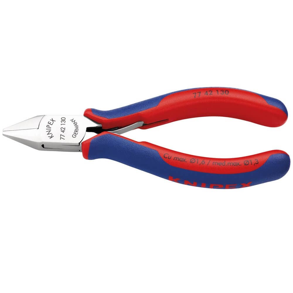 Knipex 27729 77 42 130 Full Flush Electronics Diagonal Cutting Nipper 130Mm each