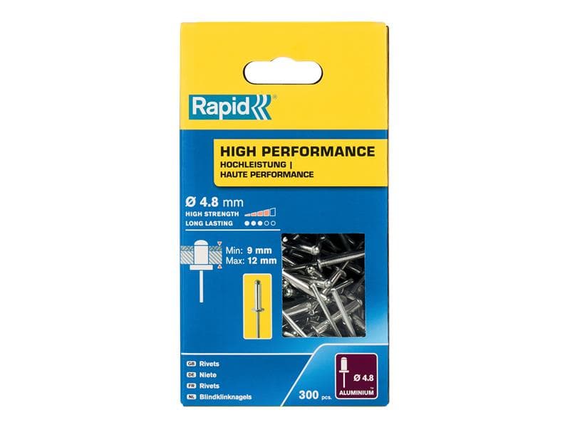 Rapid 5001438 High Performance Rivets 4.8 X 16Mm (Box 300)