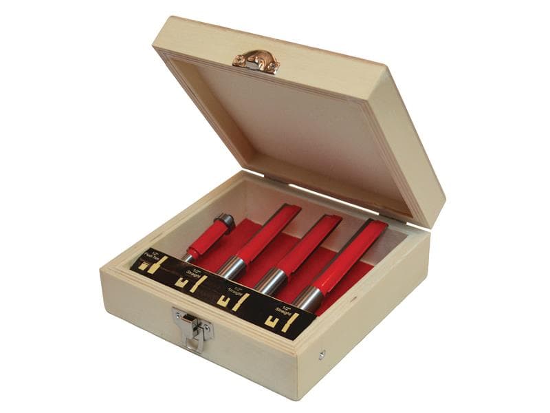 Faithfull Router Bit Set For Worktop Jig 4 Piece