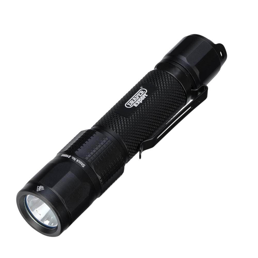 Draper Expert Smd Led Usb Rechargeable High Performance Torch 12W 1200 Lumens Usb-C Cable Supplied each 1 31095