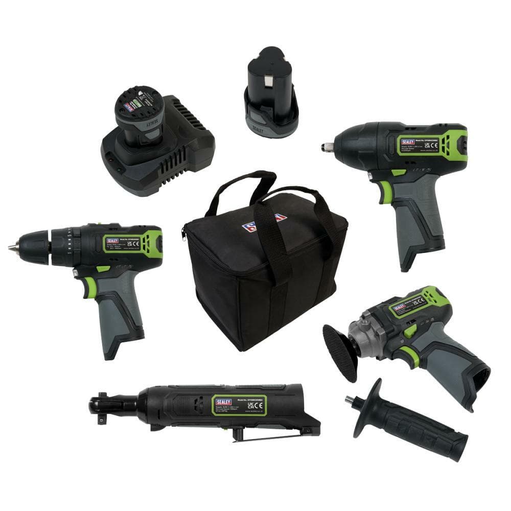 Sealey CP108VCOMBO1 4 X 10.8V Sv10.8 Series Cordless Combo Kit - 2 Batteries