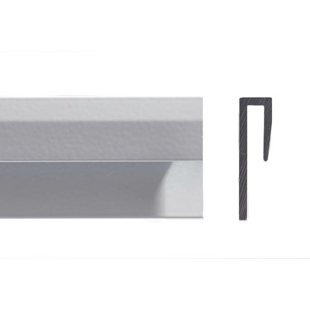 Altro Aluminium p/coated Joint Strip White 2500mm - A854/25