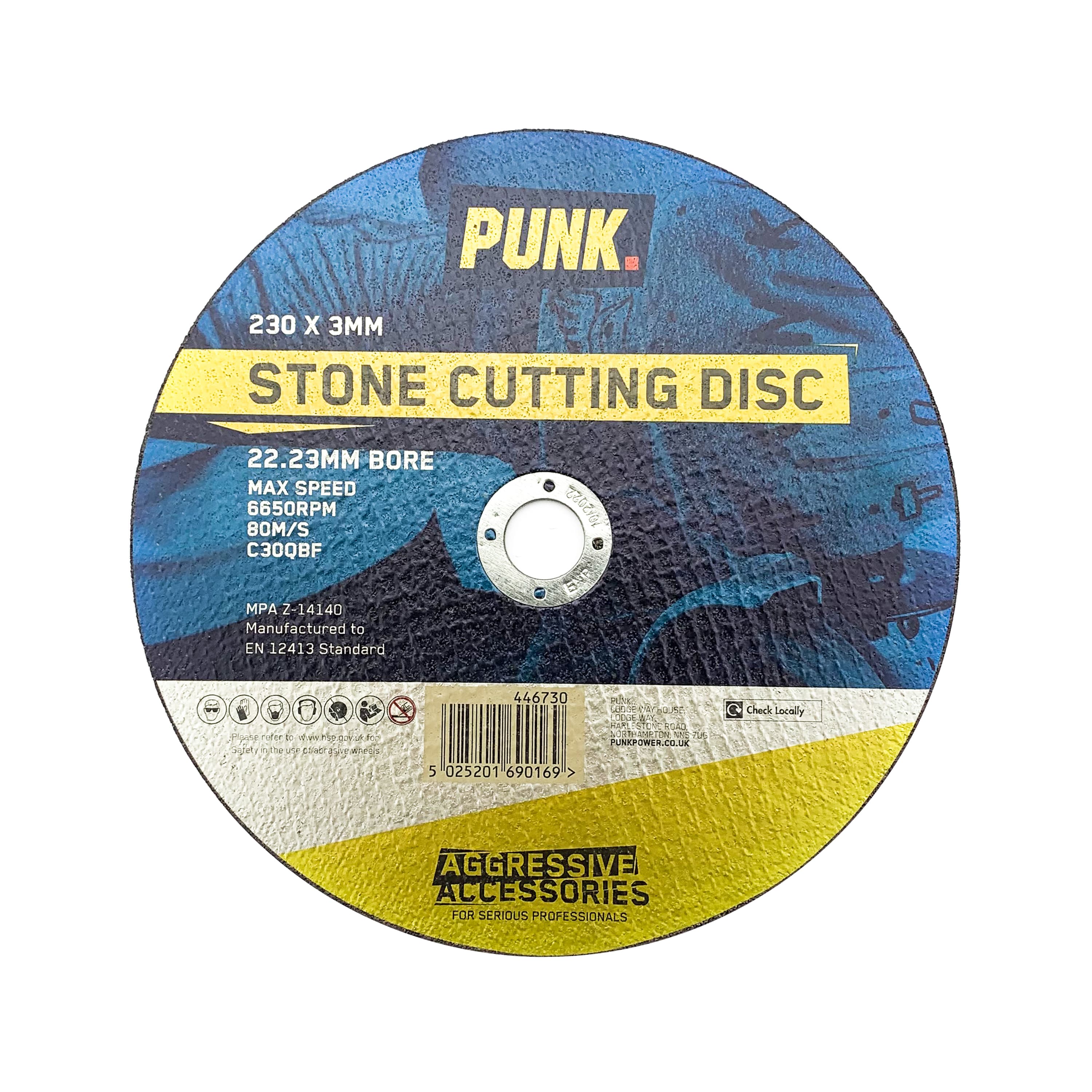 Punk 230mm x 3mm Stone Cutting Disc