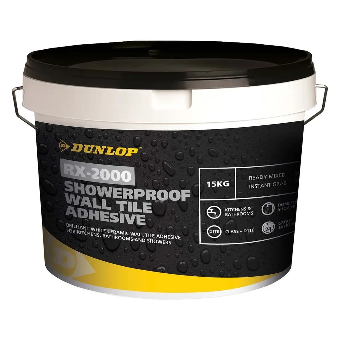 Rx-2000 Dunlop Showerproof Wall Tile Adhesive 15Kg