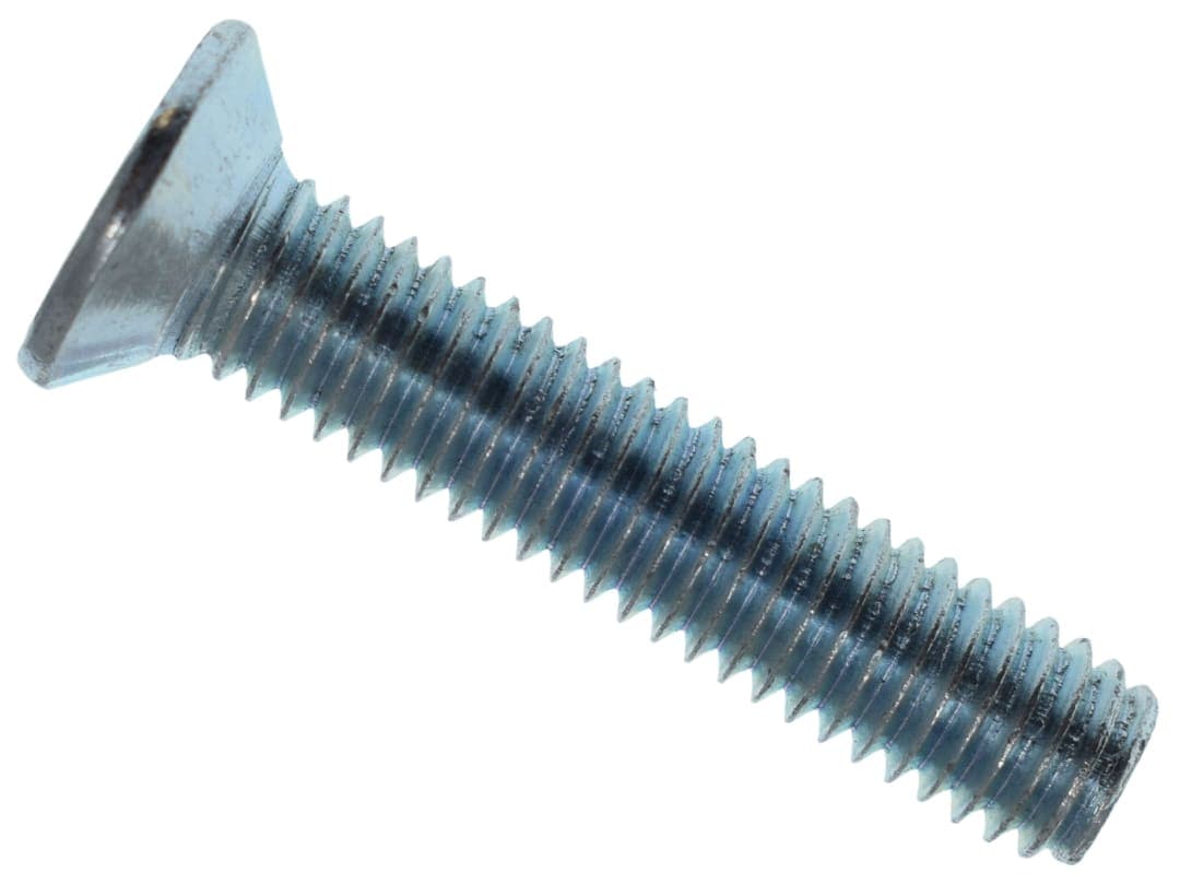 METALMATE® Machine Screw Pozi Compatible CSK ZP M5 x 30mm Box 50 MEMMSCSK0530