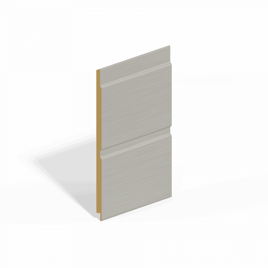 Double Shiplap MDF Cladding - 244mm x 4.88mtr Grey Light Grey