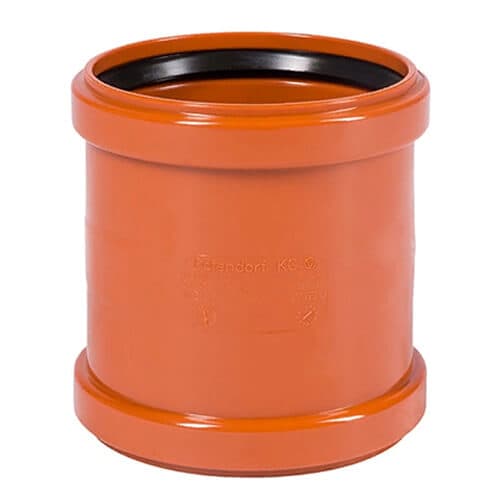 Drainage Slip Coupling Double Socket - 110mm - Pack of 50