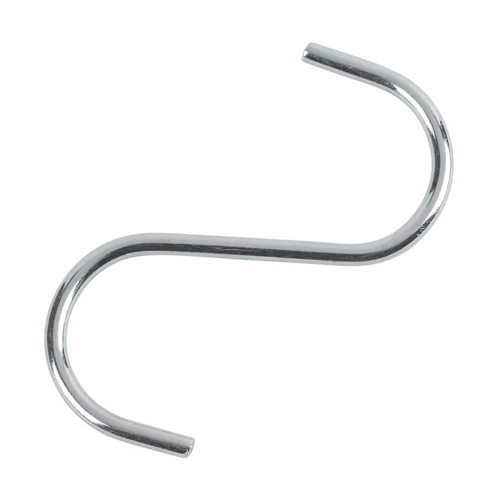 Storage Hooks Chrome Plated 100mm Pack 1